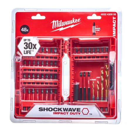 Набор бит MILWAUKEE SHOCKWAVE 48 шт. Арт. 4932430906