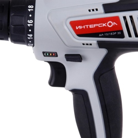 Дрель-шуруповерт акк Интерскол ДА-10/18ЭР 35 ПРОМО 18V*2Ah Li-Ion 35Нм 2Акк ЗУ Арт. 518.2.2.20