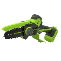 24В Цепная мини пила аккумуляторная Greenworks CS2410A, 10см (без АКБ и ЗУ)