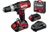 Дрель акк уд ЗУБР ДШУ-185-22 18V*2Ah Li-Ion 40Нм 2АКК ЗУ Арт. ДШУ-185-22