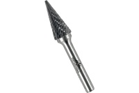 Бор-фреза по металлу 8 мм твердосплавная, коническая, тип M, Vertextools Арт. 3650-8