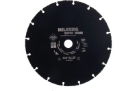 Диск отрезной по дереву 230х22.2мм HILBERG для УШМ карбид вольфрамовый Super Wood Арт. 530230