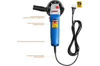 УШМ Зубр УШМ-П125-1000 125мм 1000Вт Арт. УШМ-П125-1000