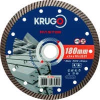 Диск алм KRUGO MASTER Турбо 180*22.2мм по ж/бетону Арт. 81061800260