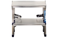 Стремянка 2-сторонняя Алюмет алюминиевая 2-х ступ Арт. AD7202