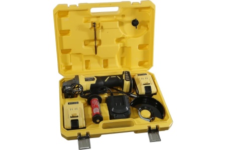 УШМ акк Hanskonner HAG18125BL, 18В Unibattery, 125мм пл.пуск 2х4.0Ач, Арт. HAG18125BL