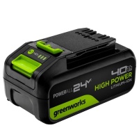 Аккумулятор GREENWORKS G24HP4 24В 4.0А/ч Li-Ion High Power Арт. 2958907