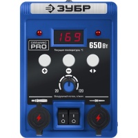 Паяльная станция ЗУБР Пср-650 2-в-1 100-500С 650Вт Арт. 55427