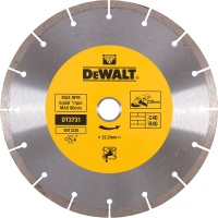 Диск алм DeWALT 230*22.2*2.3мм сегм. сух. Стр. Мат. Арт. DT3731-QZ