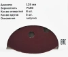 Круг шлифовальный ELITECH 125мм Р180 липучка, 8 отверстий, 5шт/упак. Арт. 1820.038600