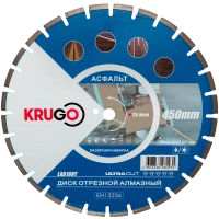 Диск алмазный KRUGO 450*25.4*3.6мм сегментый для асфальта Арт. LAB18HY