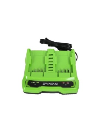 Зарядное устройство GREENWORKS G24C4 24В 2A для 2-х аккумуляторов Арт. 2931907