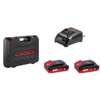 Дрель-шуруповерт акк CROWN BL CT21128HMX-2 BMC 20V*2Ah 50Нм 2 акк и ЗУ Арт. CT21128HMX-2 BMC