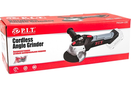 УШМ акк PIT PWS20H-125C 20V 125мм SOLO без АКБ ЗУ Арт. PWS20H-125C