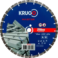 Диск алм KRUGO MASTER PRO 350*25.4мм сегмен. по бетону Арт. 81053500255
