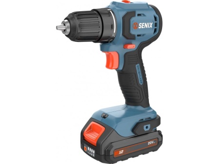 Дрель-шуруповерт акк SENIX PDDX2-M3-EU 20V*2Ah 50Нм 2 акк и ЗУ Арт. PDDX2-M3-EU