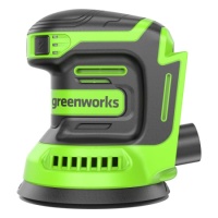 Эксцентриковая шлифмашина акк.GREENWORKS 24V OS325,125 мм,5000-8000-11000 об/мин,1х2Ач,ЗУ,кор(3100907CUA)
