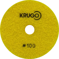 Круг шлифовальный АГШК (черепашка) KRUGO 100мм (мокрая шлифовка) Арт. PPW040100