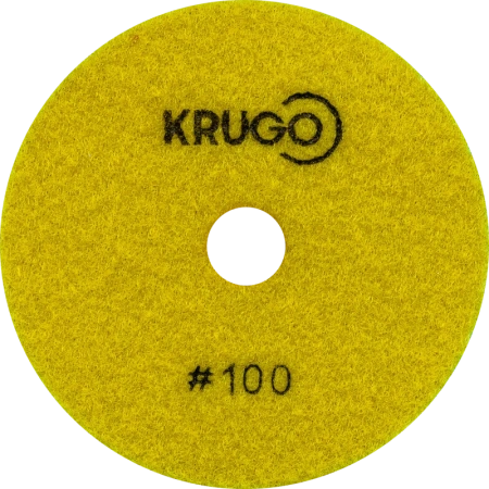 Круг шлифовальный АГШК (черепашка) KRUGO 100мм (мокрая шлифовка) Арт. PPW040100