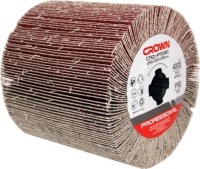 Щетка CROWN 100х110мм, абразивная ленточная Р80 Арт. CAQ-P11080