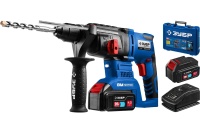 Перфоратор акк ЗУБР PB-260-42 SDS+ 20V*4Ah Li-Ion 3Дж 3 реж. бесщет дв 2АКБ ЗУ Арт. PB-260-42