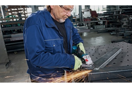 УШМ акк BOSCH GWS 18V-10 18V*5Ah Li-Ion 125мм 2 акк ЗУ L-BOXX Арт. 06019J4004