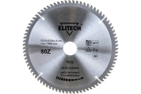 Диск пильный 210х30х80Т ELITECH по алюминию Арт. 1820.116500