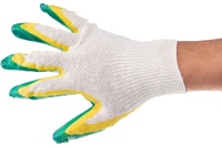 Перчатки хб с двойным латексным обливом Арт. 67851