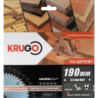 Диск пильный 190х30х36Т KRUGO Арт. WA190036