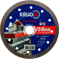 Диск алм KRUGO MASTER Х-тип 150*22.2мм ультратонкий Арт. 81021500230