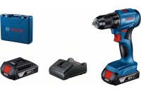 Дрель-шуруповерт акк Bosch GSR 185-Li 18V*2Ah Li-Ion 50Нм бесщет дв. 2 АКБ и ЗУ Арт. 06019K3000