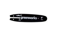 Шина GREENWORKS 8" 3/8" 1.3мм 33зв. для высотореза/сучкореза Арт. 29497