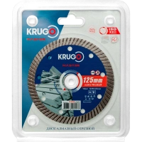 Диск алм KRUGO MASTER Турбо 125*22.2мм по ж/бетону Арт. 81061250258