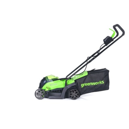 Газонокосилка акк. GREENWORKS GD24LM33 24V Li-Ion 33см 25/70мм 30л без акк. и З/У Арт. 2516107