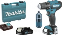 Дрель-шуруповерт акк Makita DF333DWYE 12V*1.5Ah Li-Ion 30Нм + набор бит Арт. DF333DWYE4