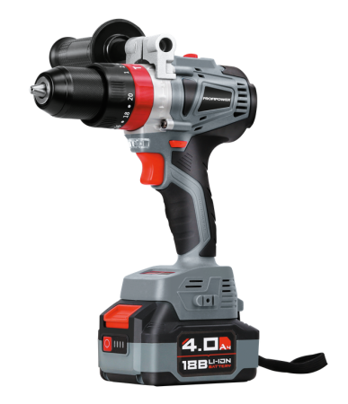 Дрель акк уд бесщеточная PROFIPOWER MKDHP-18V 4Ah Li-Ion 80Нм 2 акк ЗУ кейс Арт. E0087