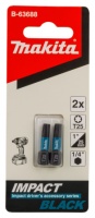 Бита T25 25 мм Makita Impact Black C-form 2 шт/упак Арт. B-63688