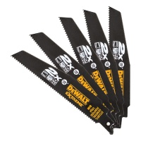 Полотно сабел. по мет. DeWALT DT2301L-QZ 152х2.5мм DEMOLITION S920СF 5шт/упак. Арт. DT2301L-QZ