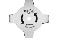 Нож для мотокосы TUSCAR BB0023, Standart, 255x25,4x4T, Multi Арт. 1030023212-4-2