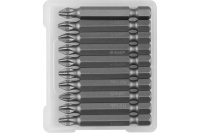 Бита PH2 50мм ЗУБР кованые (10шт/упак) Арт. 26001-2-50-10