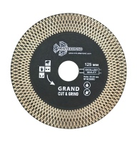 Диск алмазный Trio-Diamond 125*22.2*1.7мм Grand Cut & Grind Турбо, сух/мокр керамогранит Арт. GCG002