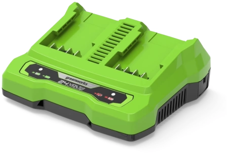 Зарядное устройство GREENWORKS G24C4 24В для 2-х аккумуляторов Арт. 2931907
