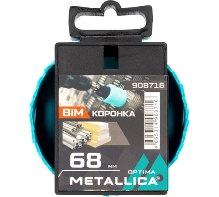Коронка METALLICA Optima 68мм по мет/дер/пласт Арт. 908716