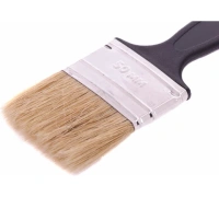 Кисть плоская "Стандарт", 50 х 6 мм, нат. щетина, пласт. ручка Сибртех Арт. 82504