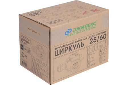 Насос циркуляционный ДЖИЛЕКС Циркуль 25/60 100Вт, 6м, 63л/мин Арт. 0260
