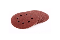 Круг шлифовальный ELITECH 125мм Р220 липучка, 8 отверстий, 5шт/упак. Арт. 1820.038700