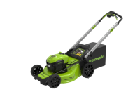 Газонокосилка Greenworks GD40LM48SPk4, 40v, 48 см, в комплекте с АКБ 4 А·ч и ЗУ (аккумуляторная, самоходная)