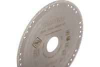 Диск алмазный Hilberg 125*22.2*1.2мм Hilberg Super Metal Correct Cut сплошной по металлу Арт. 502125