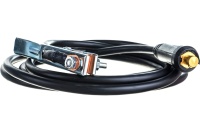 Кабель свар в сборе Elitech 3м 25кв.мм разъем-D50 с клем.зазем. Арт. 0606.000400