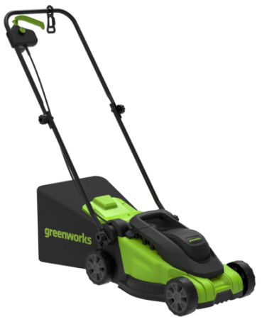 Газонокосилка эл. GREENWORKS GD1200LM32 1.2кВт 32см 30/45/60 30л Арт. 2517807